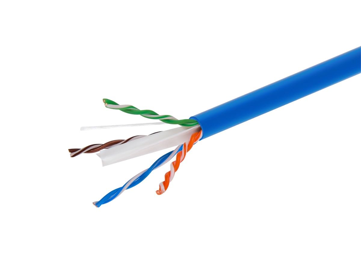 Cat6 Ethernet Bulk Cable 1000 Feet Blue L503