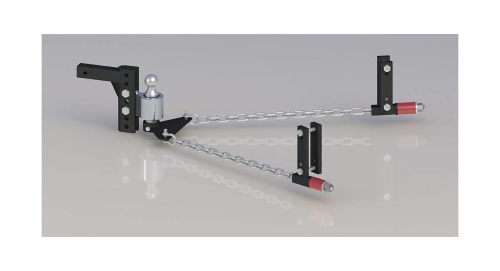 Weight Distribution Hitch 2 Inch Shank 8 Inch Drop 2 Inch Ball W9583