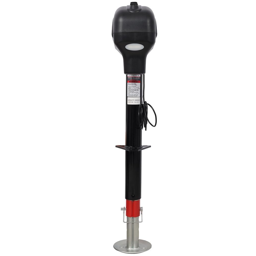 3500 lbs 12V Electric Trailer Jack with 18" Drop Leg N748