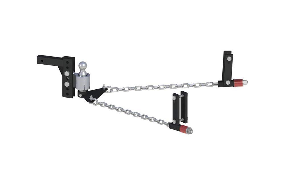 Weight Distribution Hitch 2 Inch Shank 8 Inch Drop 2 Inch Ball W9583