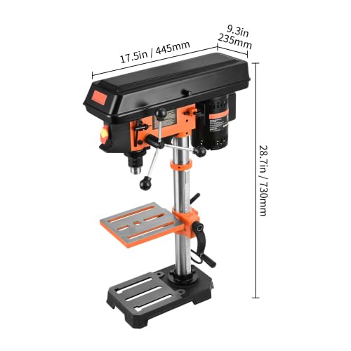 10'' 5-Speed Cast Iron Benchtop Drill Press H127798
