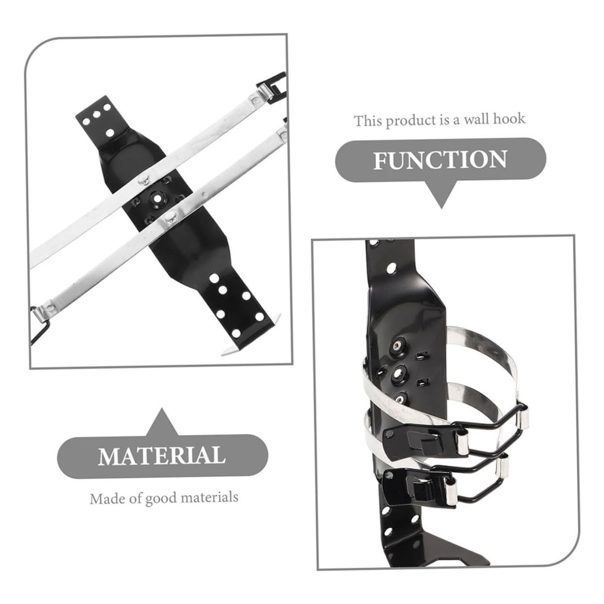 2 Pcs Fire Extinguisher Mounting Kit Wall Bracket Holder P30527