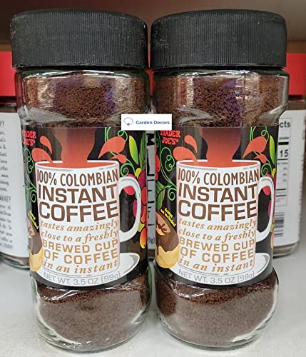 100% Colombian Instant Coffee 3.5oz (Two Bottles) Y2100