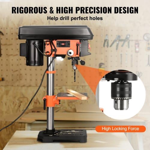 10'' 5-Speed Cast Iron Benchtop Drill Press H127798