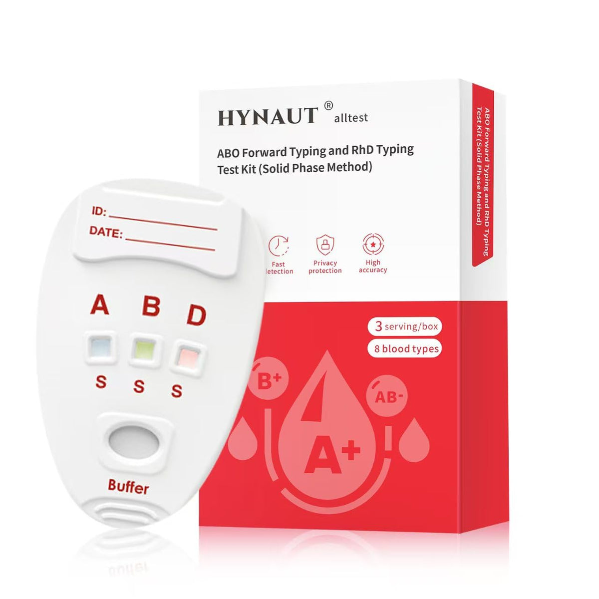 Blood Group Testing Kit 3 Test Kit C2179