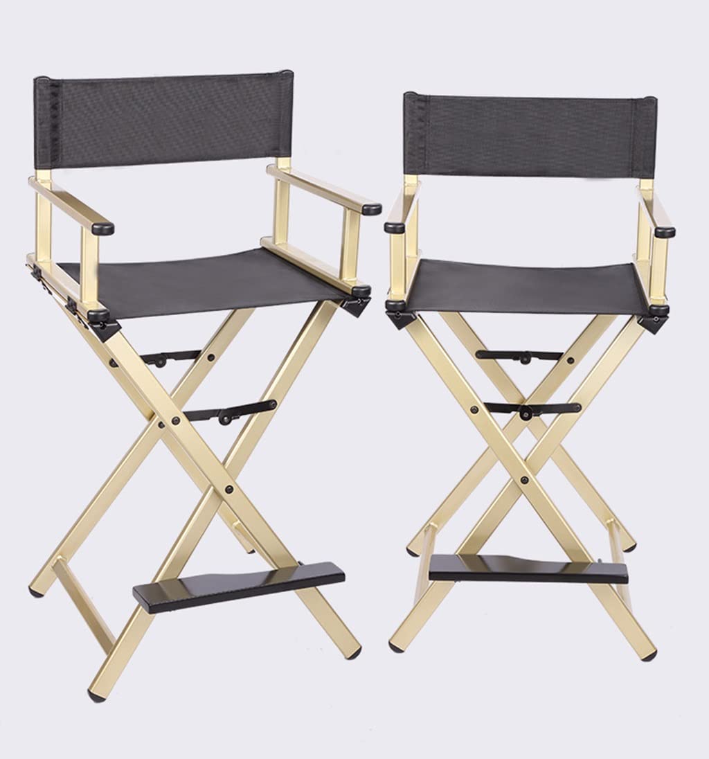 Folding Portable Aluminum Makeup Artist Chair I3550