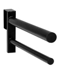 Black PVC Coated Double Saddle Rack V1198