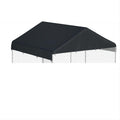 Black 10' x 10' Outdoor Dog Kennel Cover W590437
