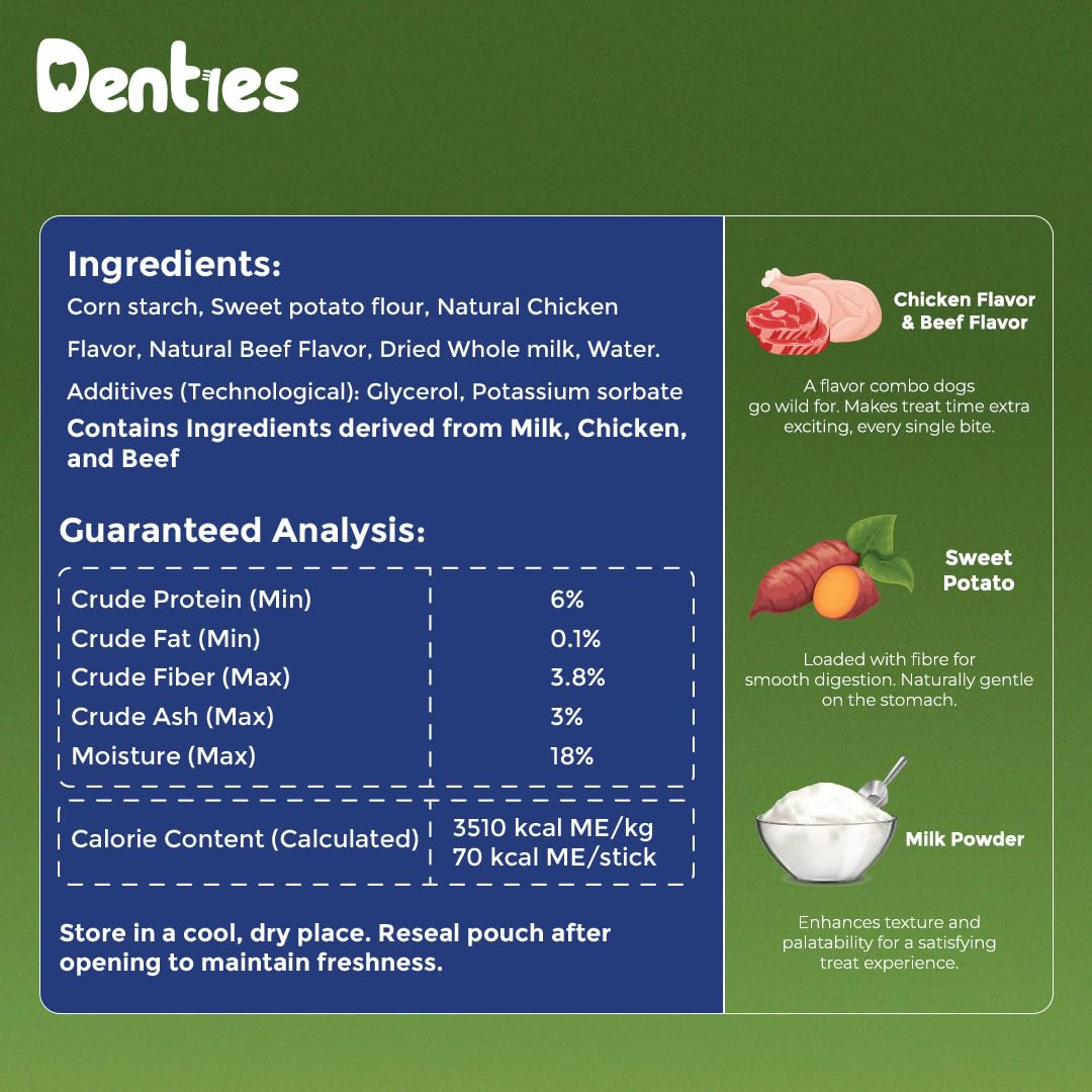 Dental Chews for Small Dogs 16 oz 35 Treats X566