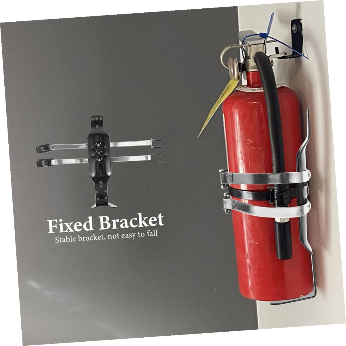 2 Pcs Fire Extinguisher Mounting Kit Wall Bracket Holder P30527