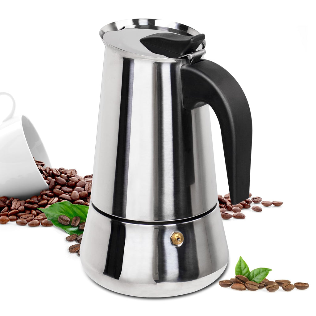 12 Cup Stainless Steel Moka Pot K293
