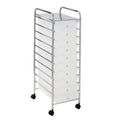 10 Drawer Rolling Craft Cart B575815