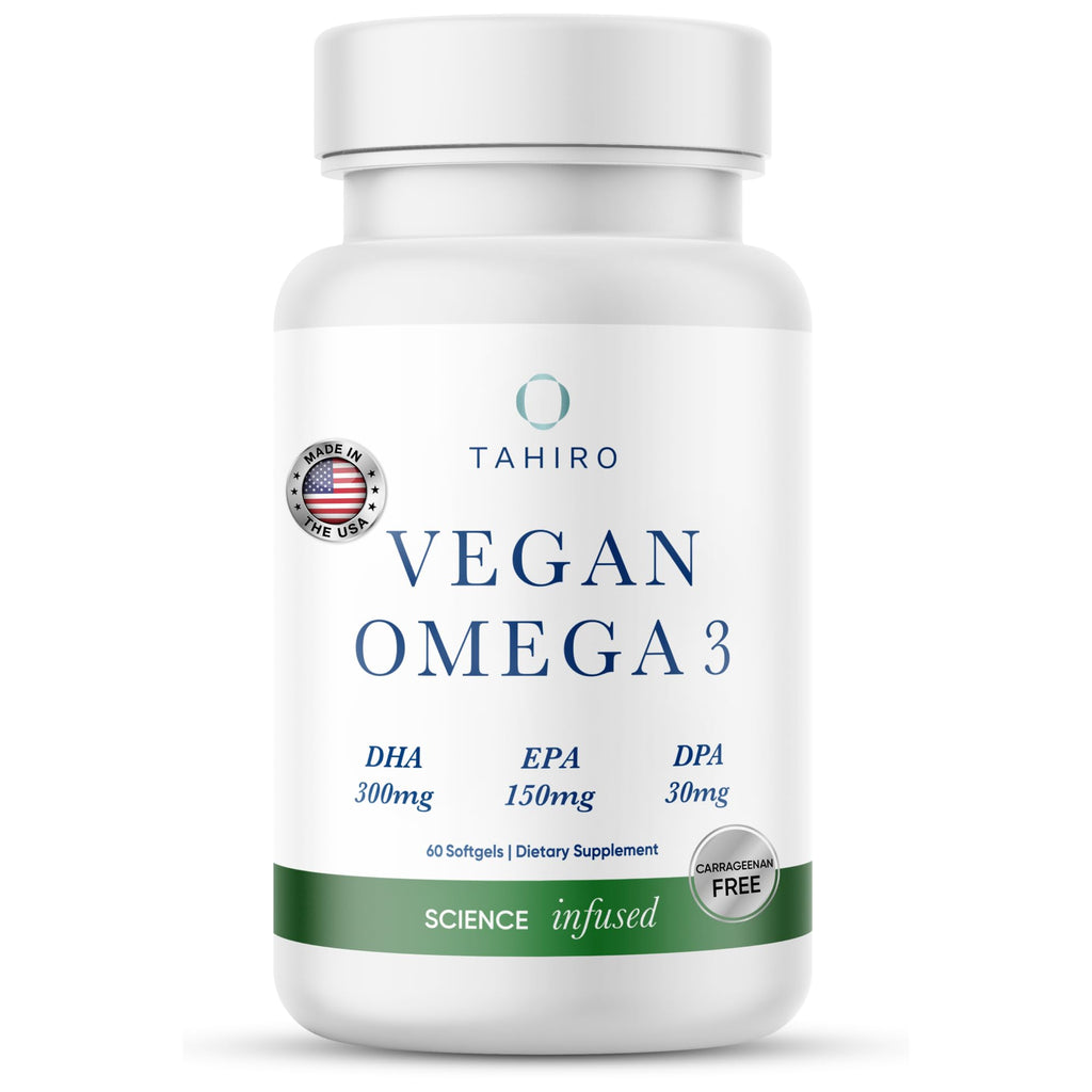 Vegan Omega-3 Softgels with DPA, DHA & EPA, 1000mg B9142