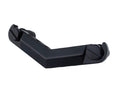 Black Guitar Stop Bar Tailpiece with Anchors and Studs D648