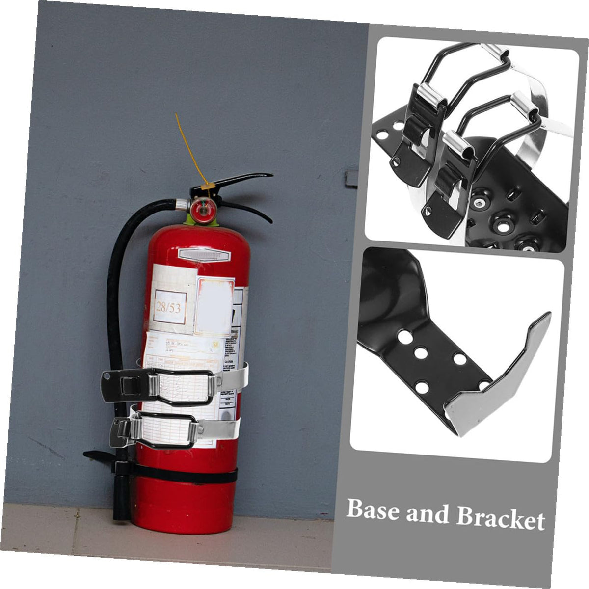 2 Pcs Fire Extinguisher Mounting Kit Wall Bracket Holder P30527