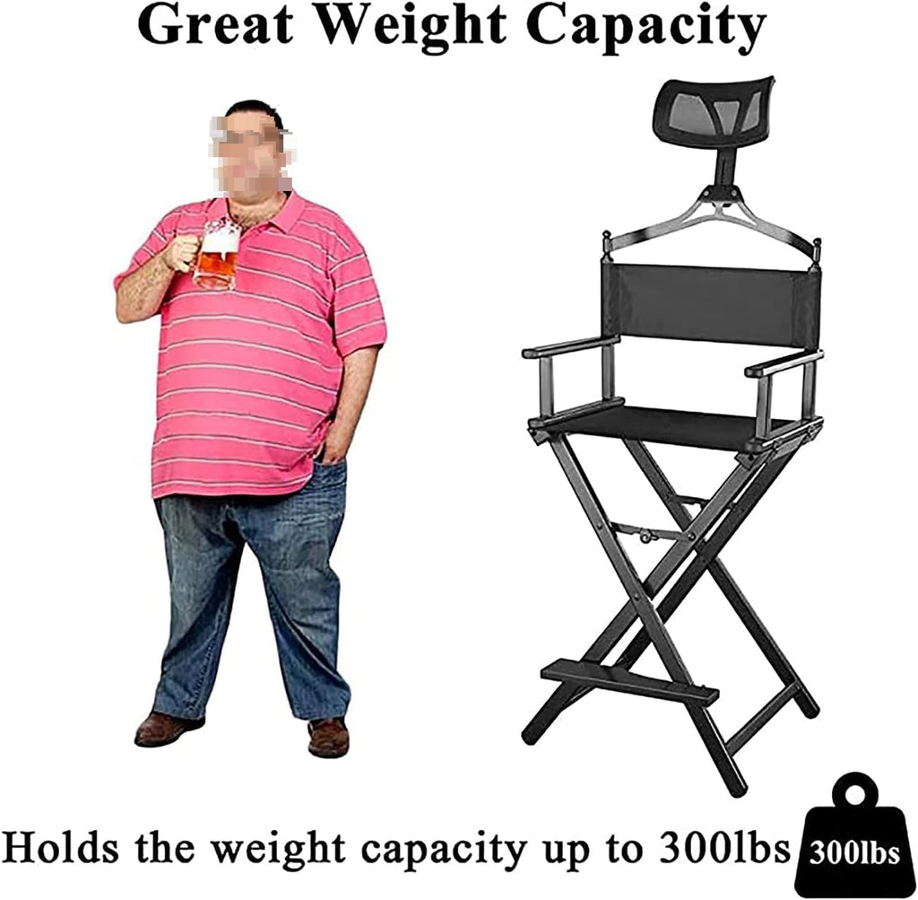 Folding Portable Aluminum Makeup Artist Chair I3550