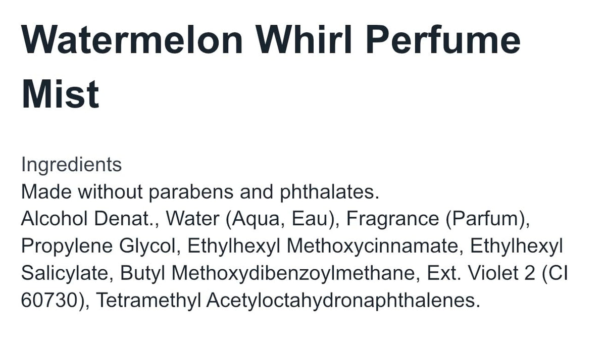 Watermelon Whirl Perfume Mist 8 oz Z35215