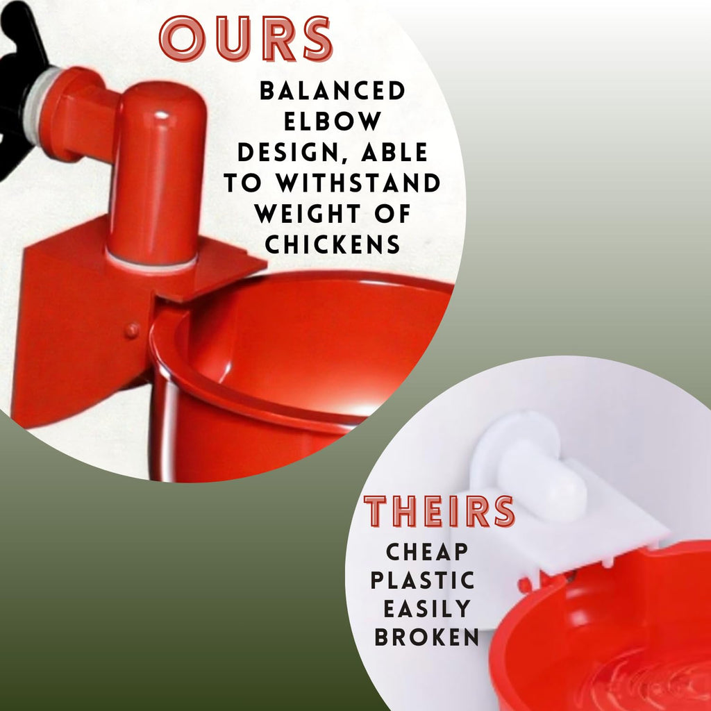 Leak Resistant Automatic Chicken Waterer Cups 8pk B450061