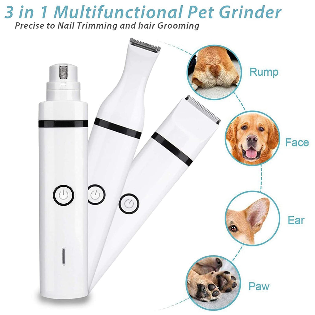 Electric Dog Clippers and Nail Grinder Grooming Kit R35715