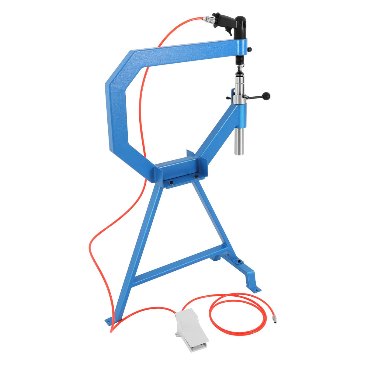 Pneumatic Planishing Hammer with 1" 2" 3" Anvils Dies and Foot Pedal A4555
