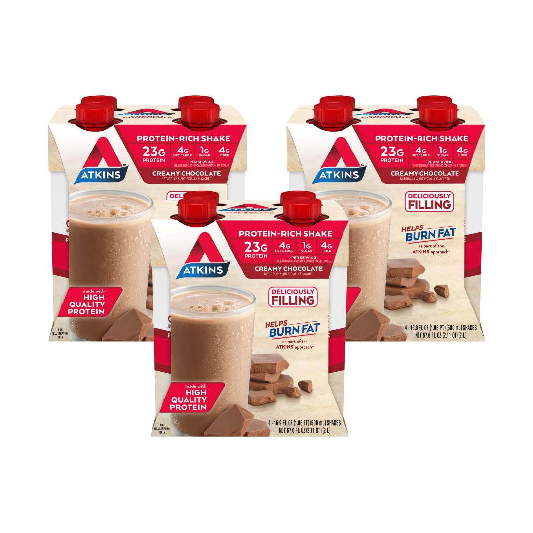 Creamy Chocolate Protein Shake, 23g Protein, 12 Count I75806