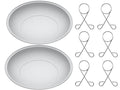 Silver Ash Catcher Pan for 22-inch Kettle Charcoal Grills B4217