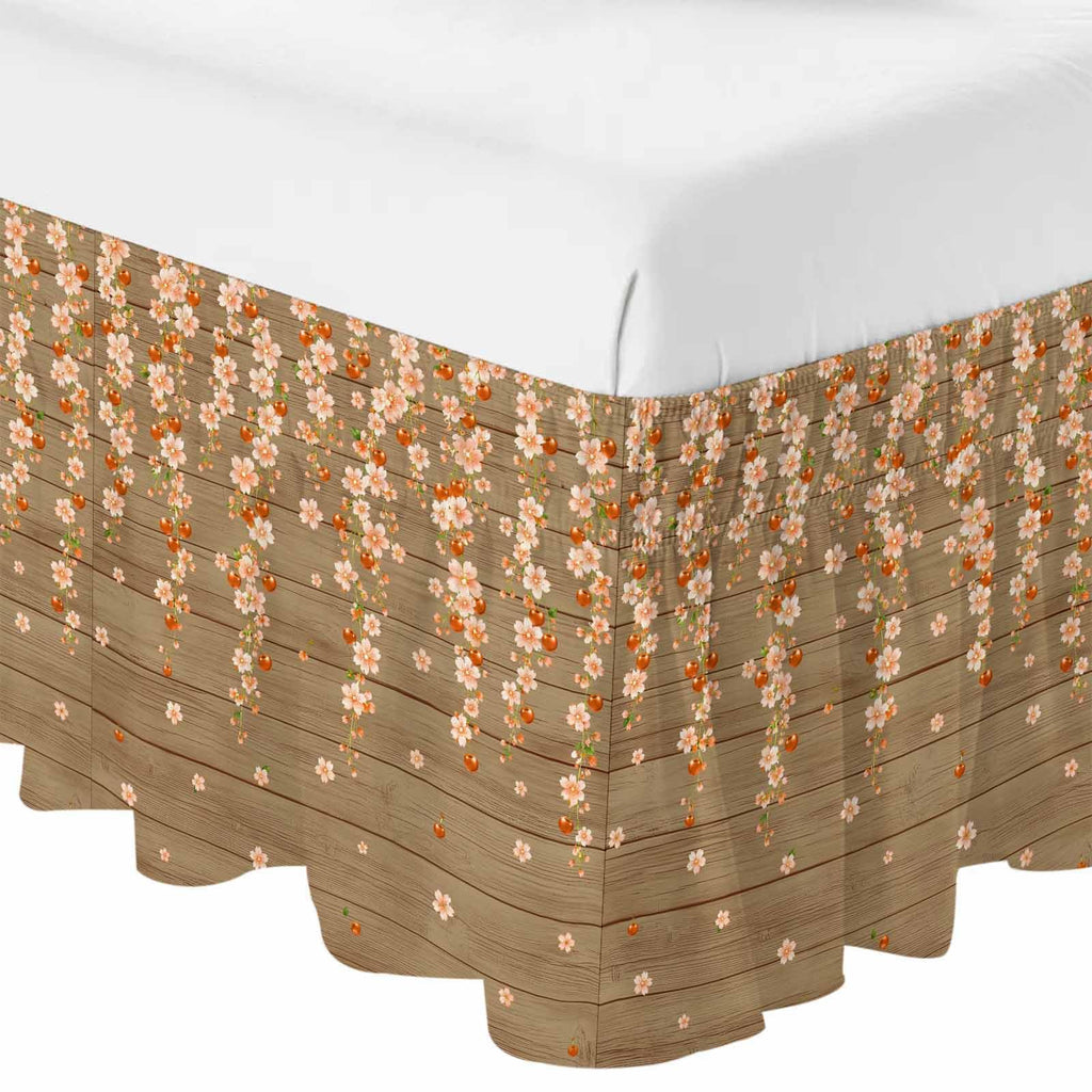 Ruffle Wrap Around Bed Skirt California King 18" Drop W980121