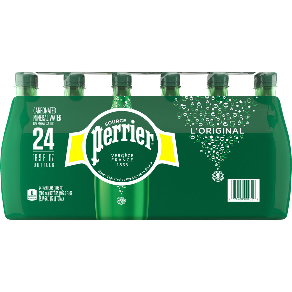 Carbonated Mineral Water Plastic Bottles 16.9 Fl Oz Pack of 24 A1193
