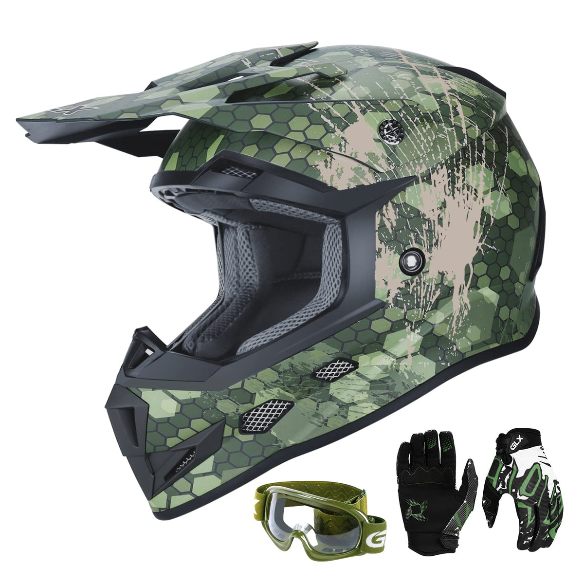Youth ATV & Dirt Bike Helmet Combo N37336