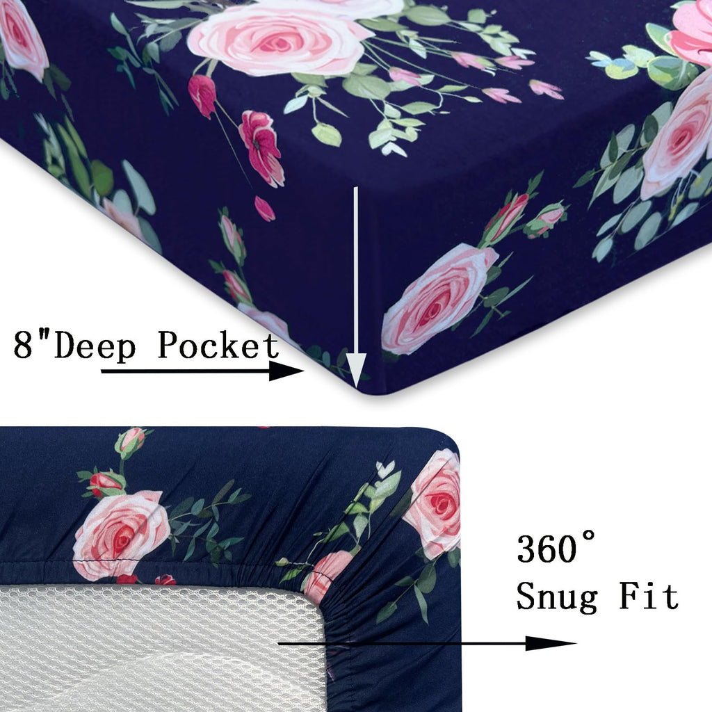 3 Pack Soft Crib Sheets 28'' X 52'' Microfiber S63920