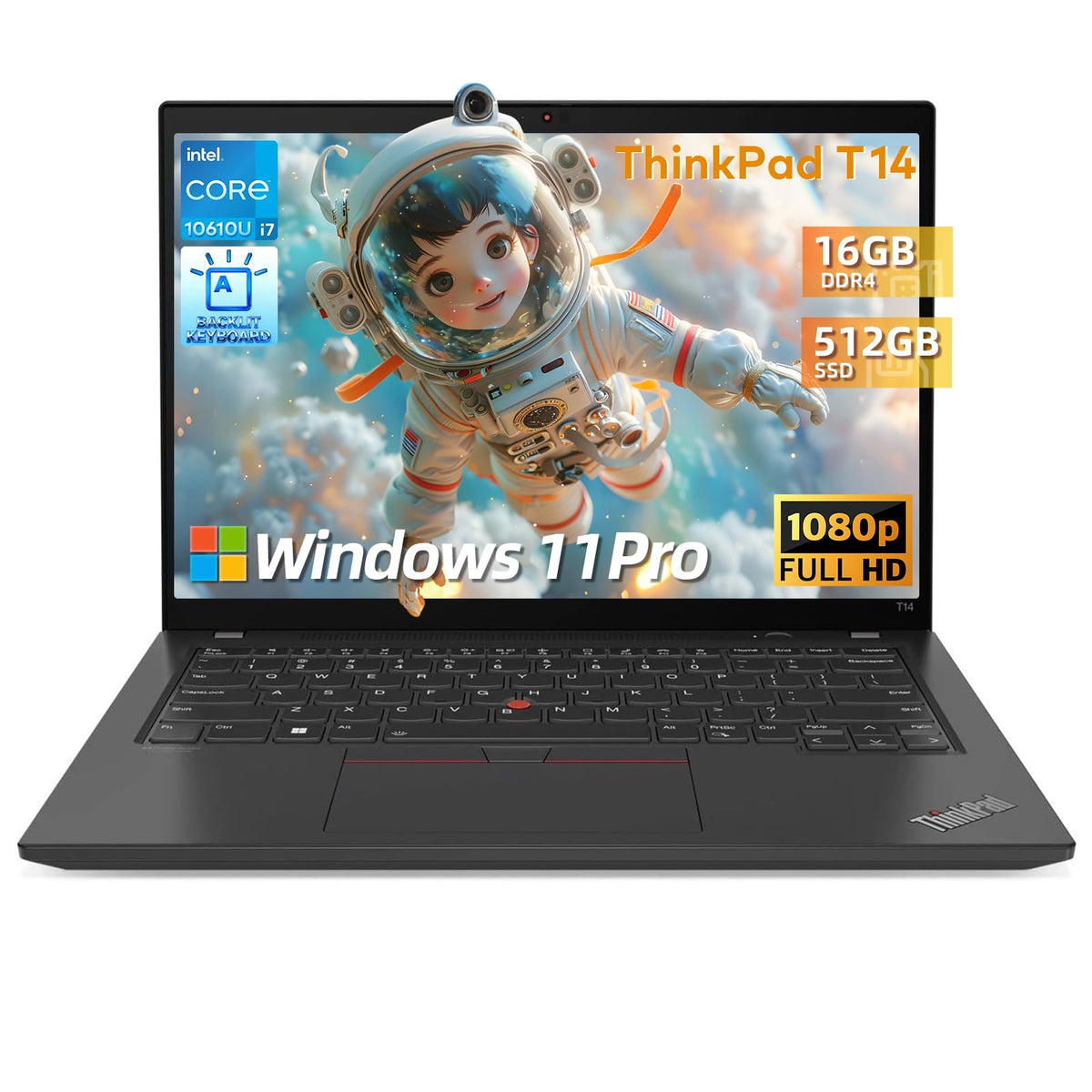 14in FHD Business Laptop i7 16GB RAM 512GB SSD J194