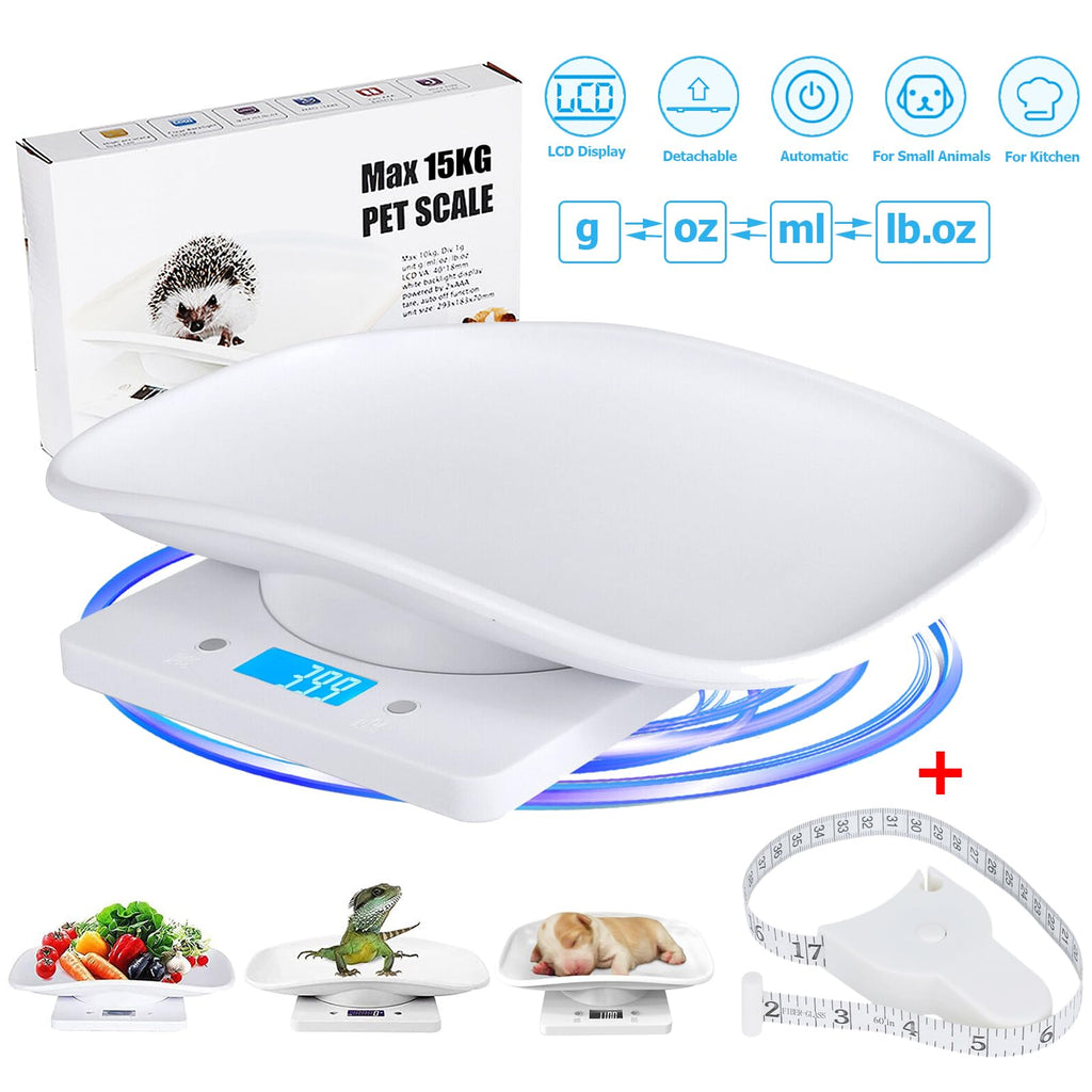 Pet Scale 33lb Capacity with Tape Measure I1331