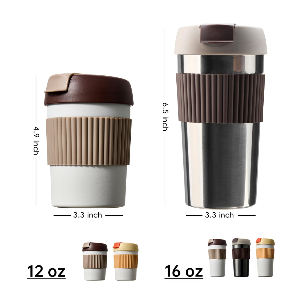Stainless Steel Insulated Coffee Travel Mug 16oz G92037