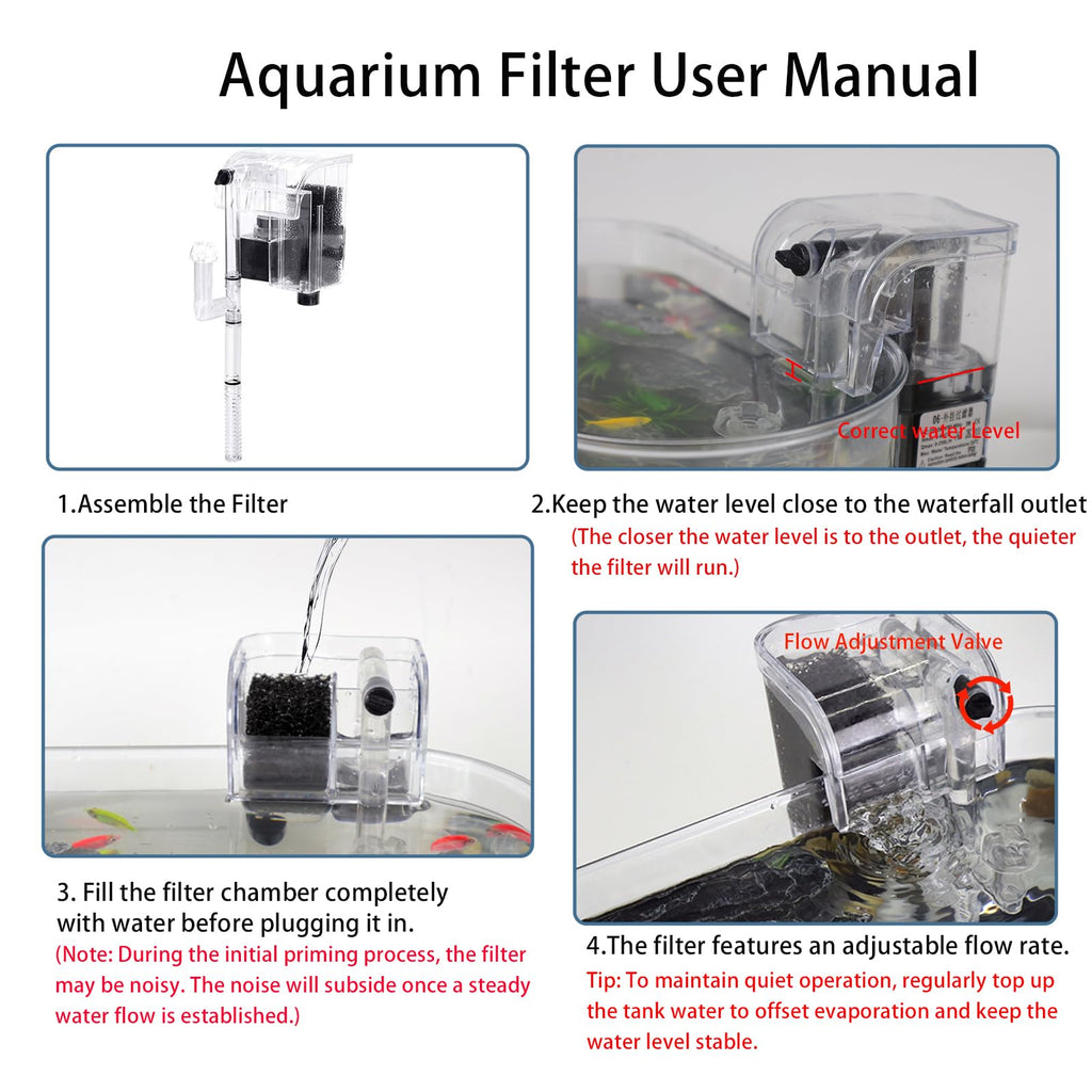 2 Gallon Fish Tank Kit with Filter and Light K70897