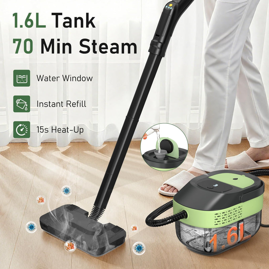 2500W Steam Mop Cleaner with 37 Accessories O7847