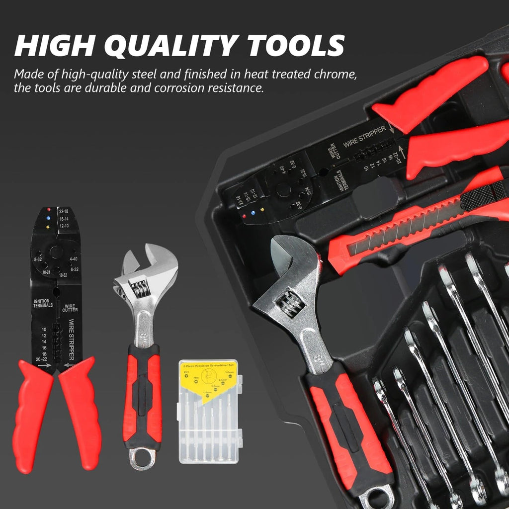 799pcs Aluminum Trolley Case Tool Set Silver J673