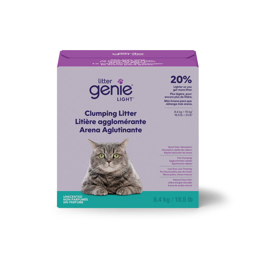 Light Clumping Cat Litter 18.5 lb Unscented Low Dust N311390
