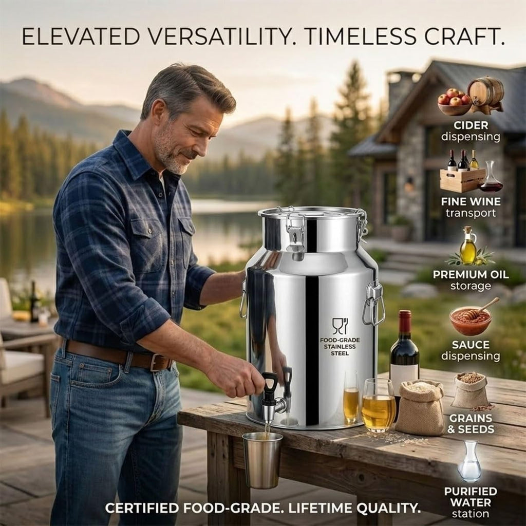 Stainless Steel Beverage Dispenser with Faucet M2473