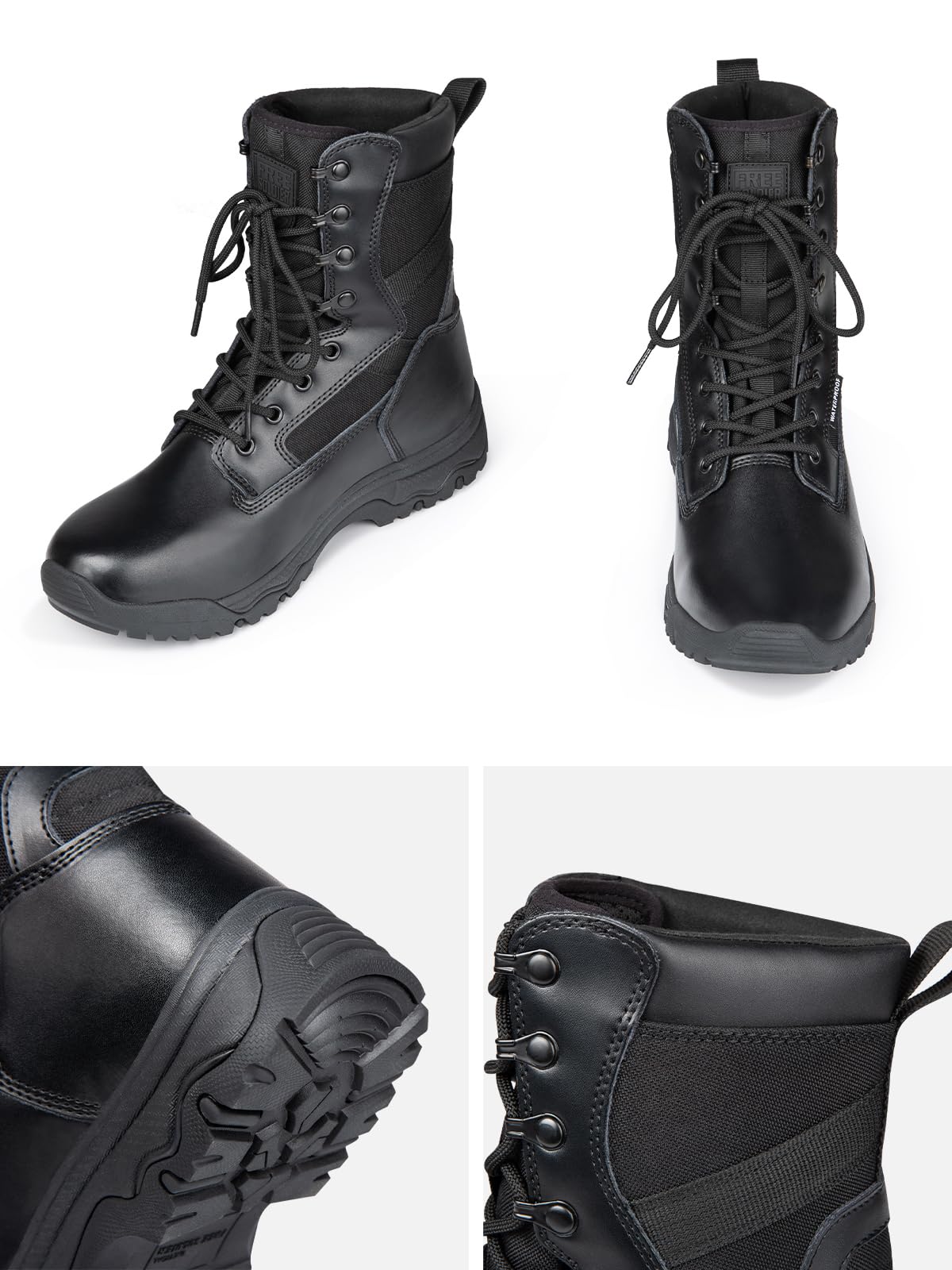 Lightweight Suede Leather Waterproof Tactical Work Boots R17574