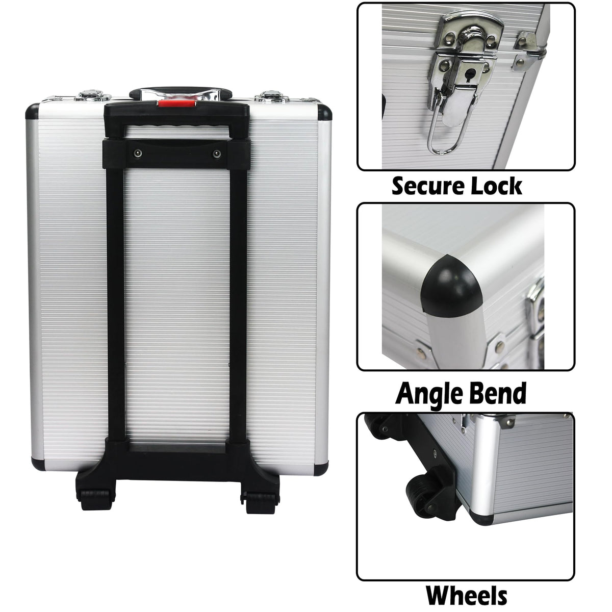 White Rolling Tool Box Set E7745