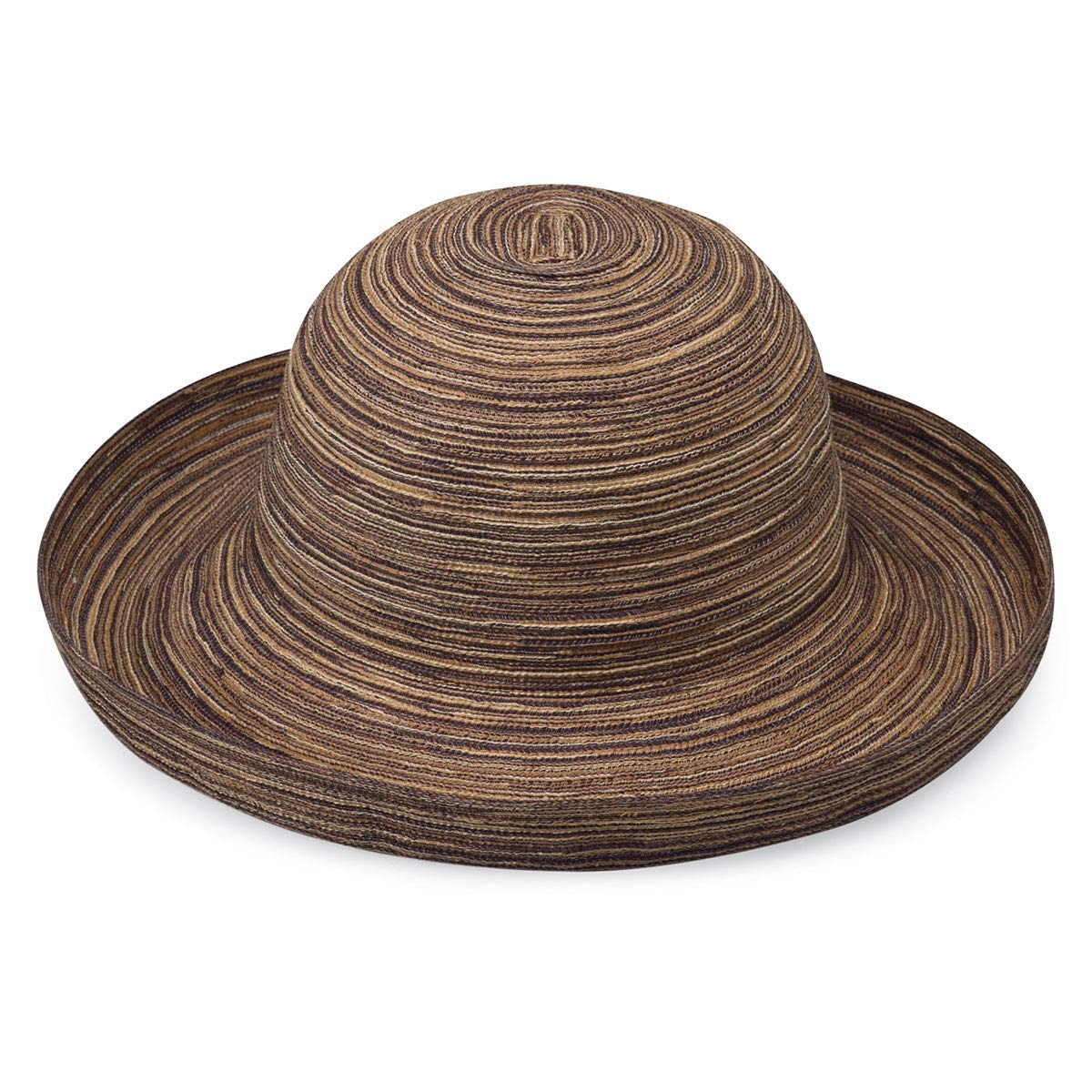 Brown UPF 30+ Wide Brim Packable Sun Hat U924