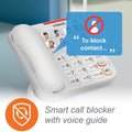 Corded/Cordless Phone System with Big Buttons and Large Display H398