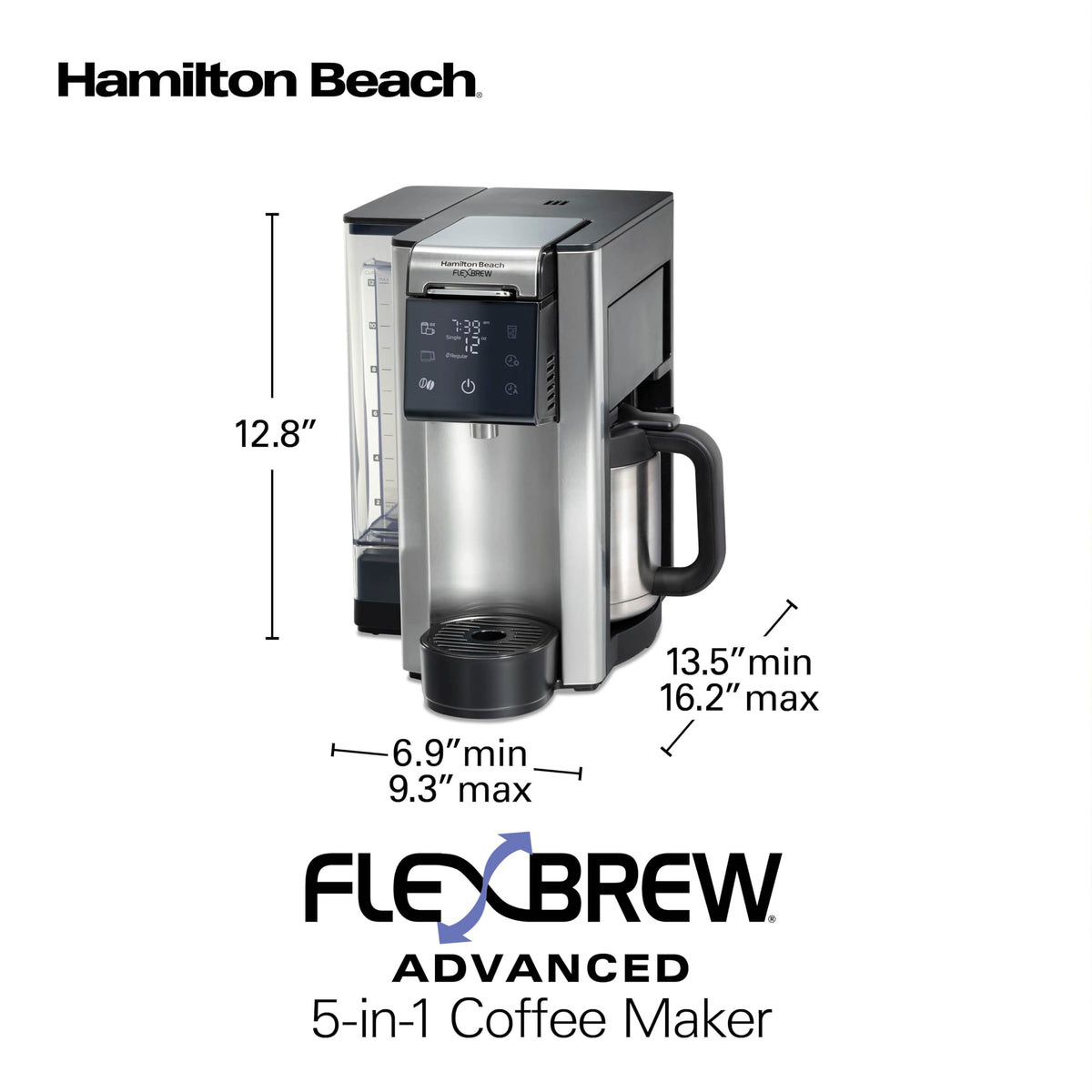 5-in-1 Drip & Single Serve Coffee Maker N923468