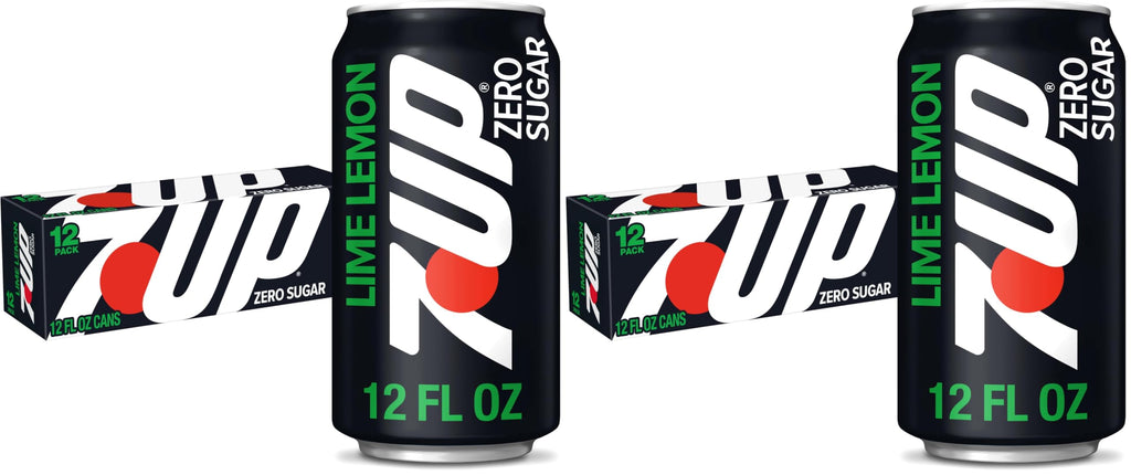 Zero Sugar 7-Up Soda, 12 Oz (Pack of 24) T27712