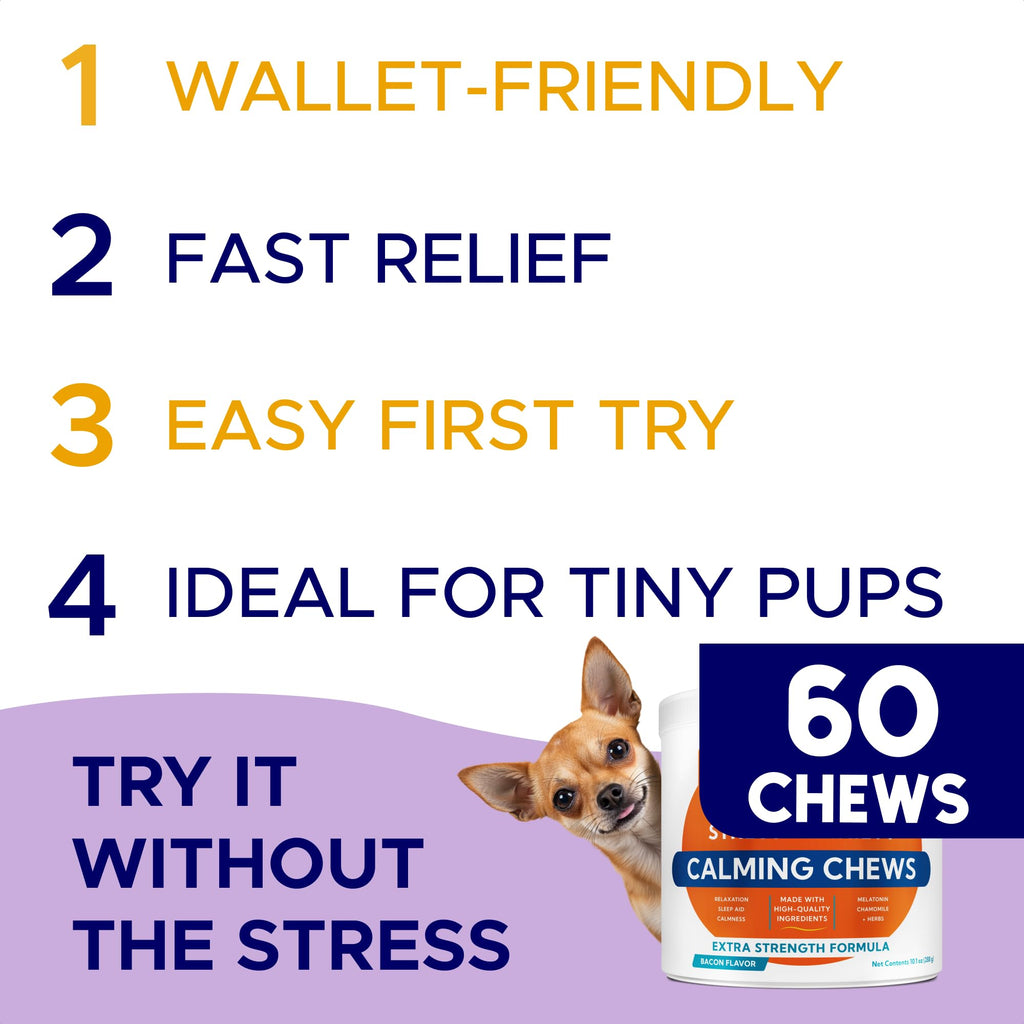 Calming Chews for Dogs 60Ct V6089