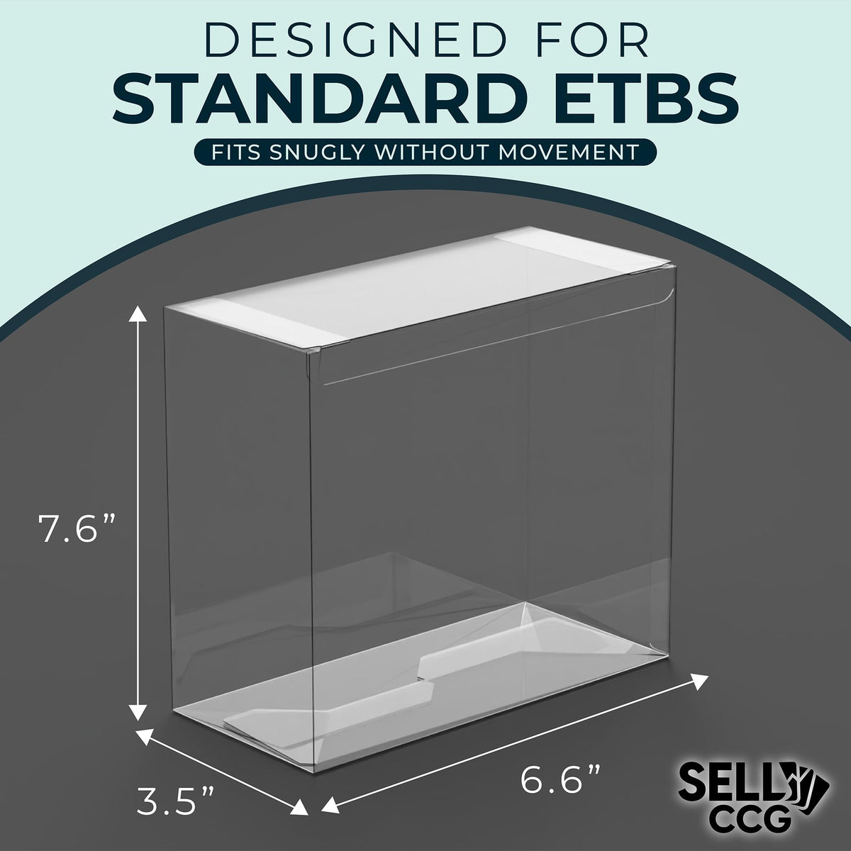 5 Pack Plastic Display Storage Case S7167
