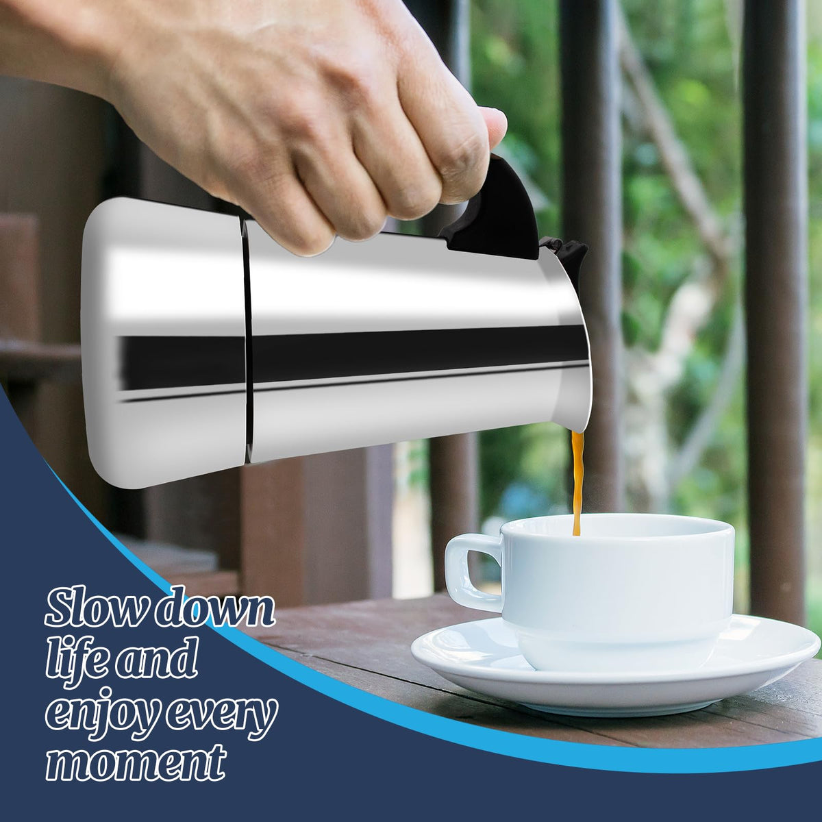 12 Cup Stainless Steel Moka Pot K293