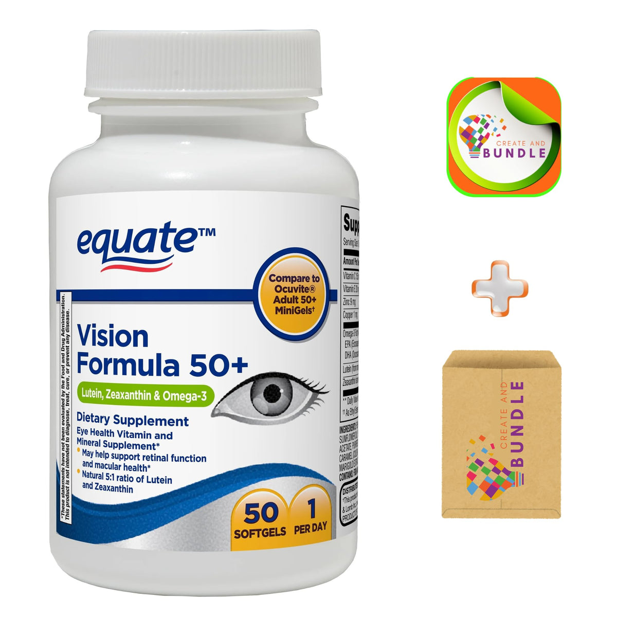 50 Count Soft Gels Dietary Supplement V72144
