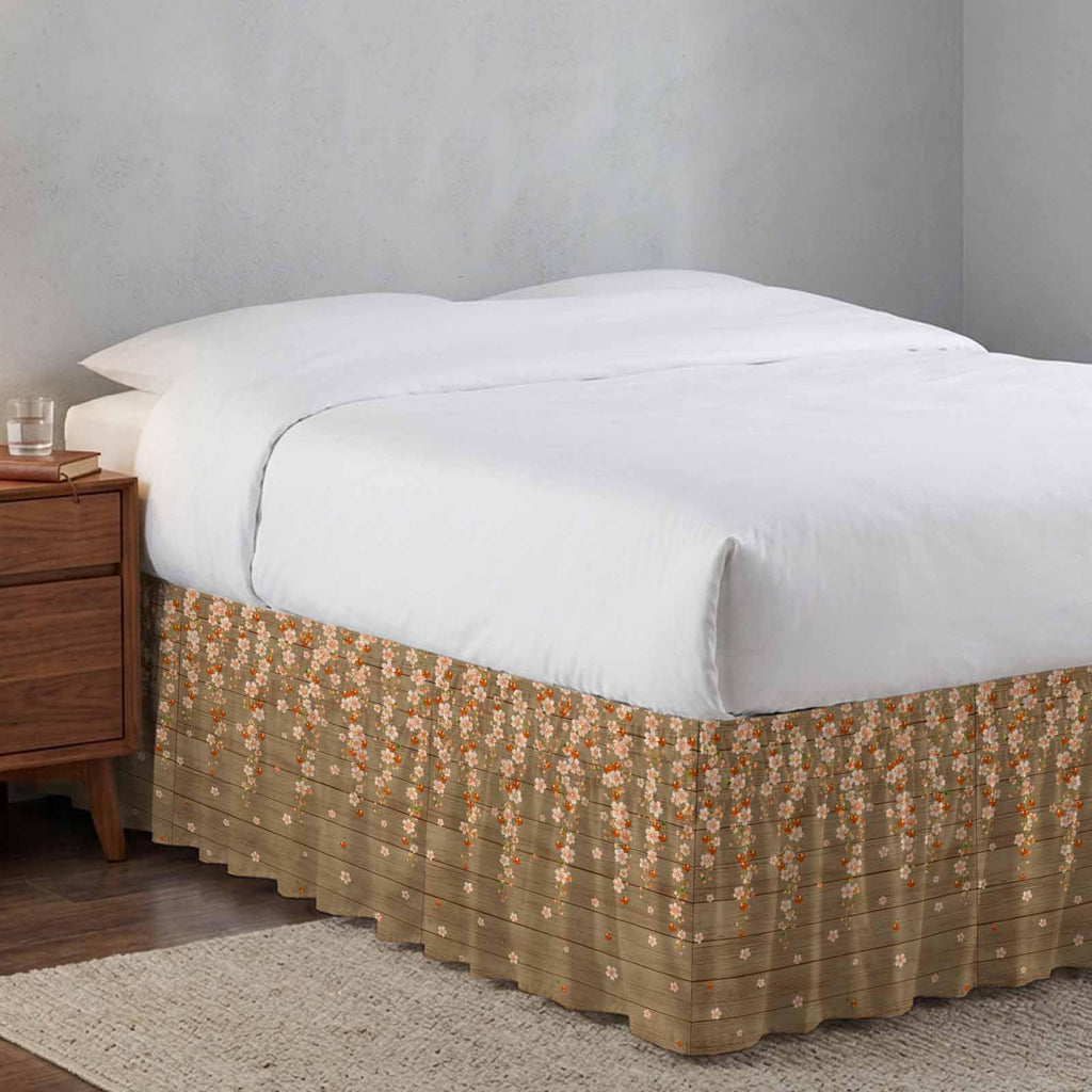 Ruffle Wrap Around Bed Skirt California King 18" Drop W980121