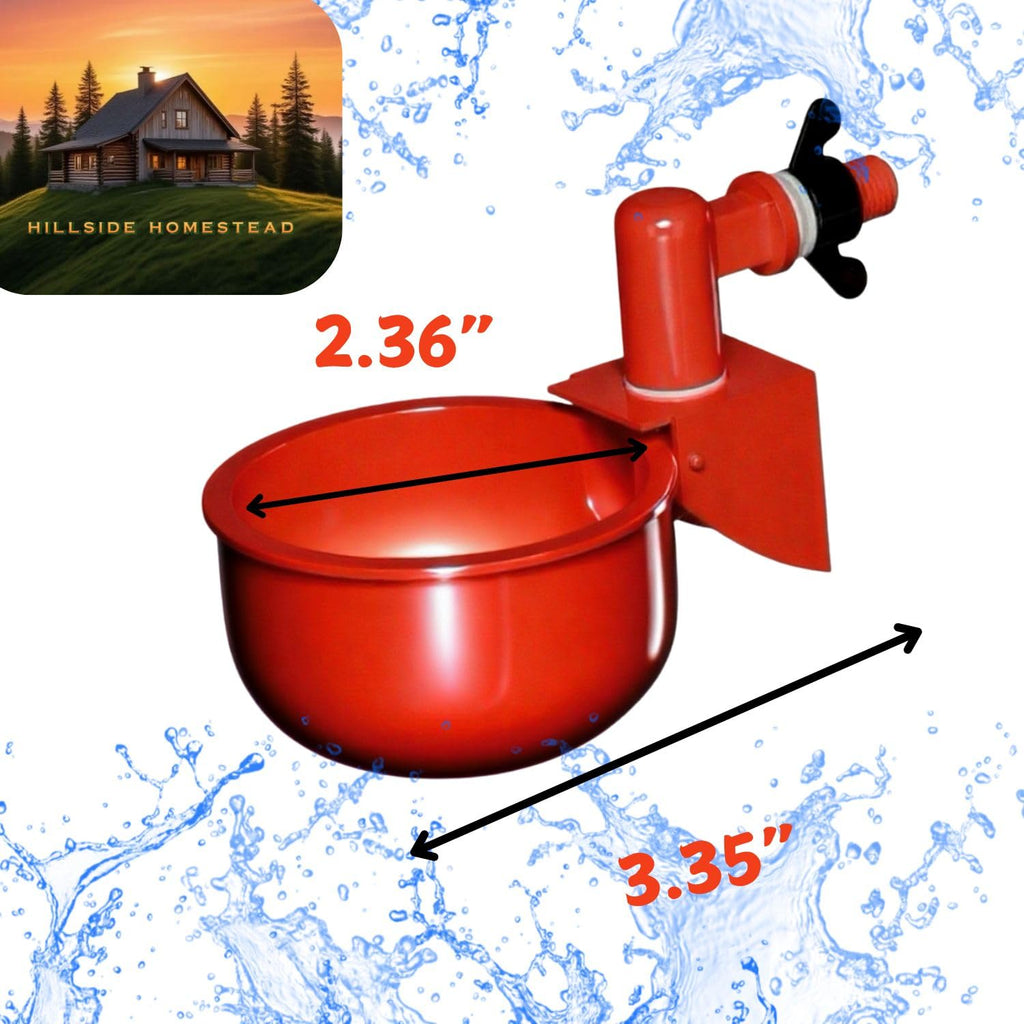 Leak Resistant Automatic Chicken Waterer Cups 8pk B450061